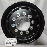 22.5x9.00 Northstar 10x285mm Front Hub Pilot Flat Face Satin Black "Lunar" (returned item)